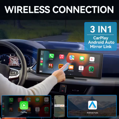 Pantalla Inteligente para Coche con CarPlay y Android