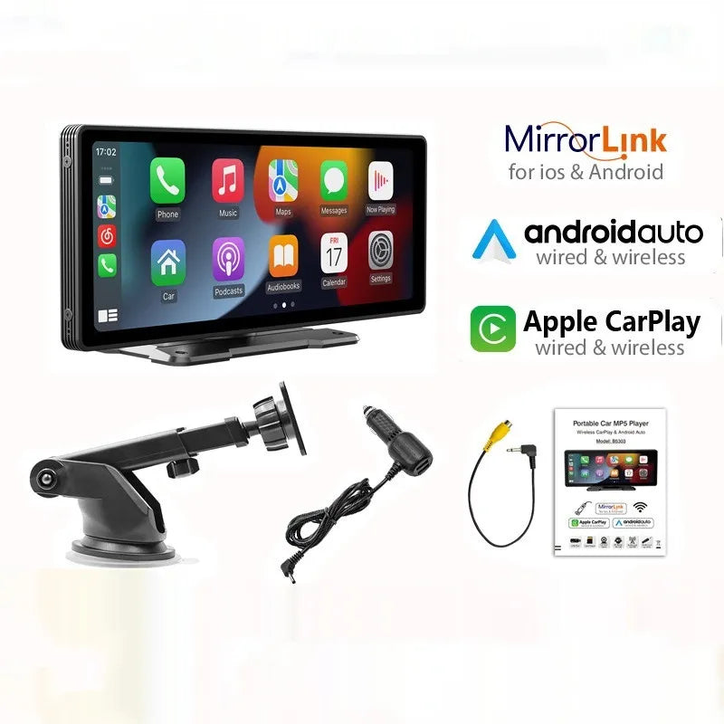 Pantalla Inteligente para Coche con CarPlay y Android
